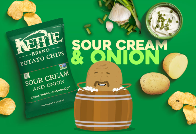 Sour Cream & Onion Kettle Brand