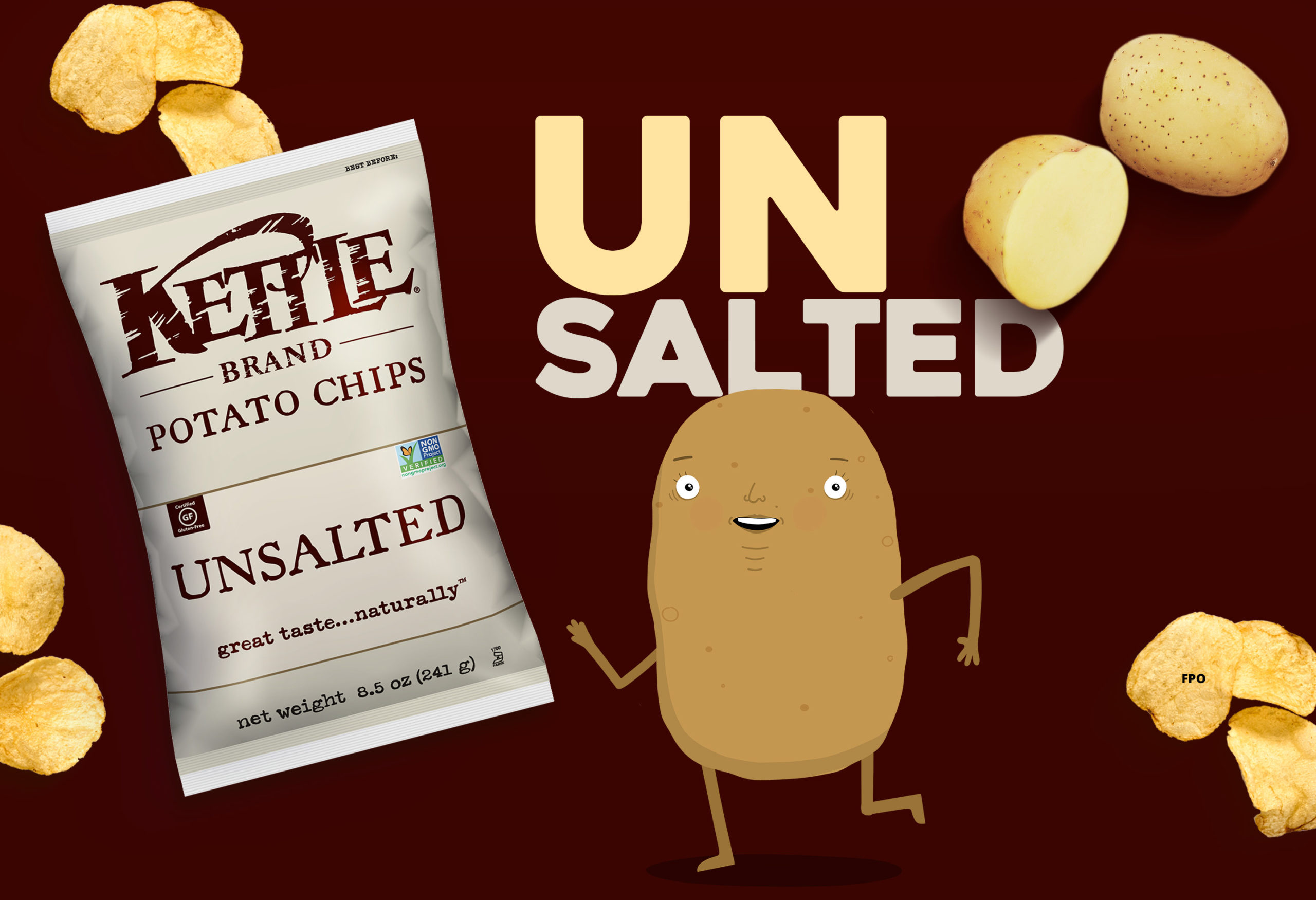 Image of Unsalted Classic Kettle Chips