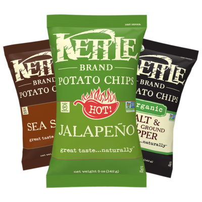 Kettle Brand® Sea Salt & Vinegar Kettle Potato Chips 13.000 oz