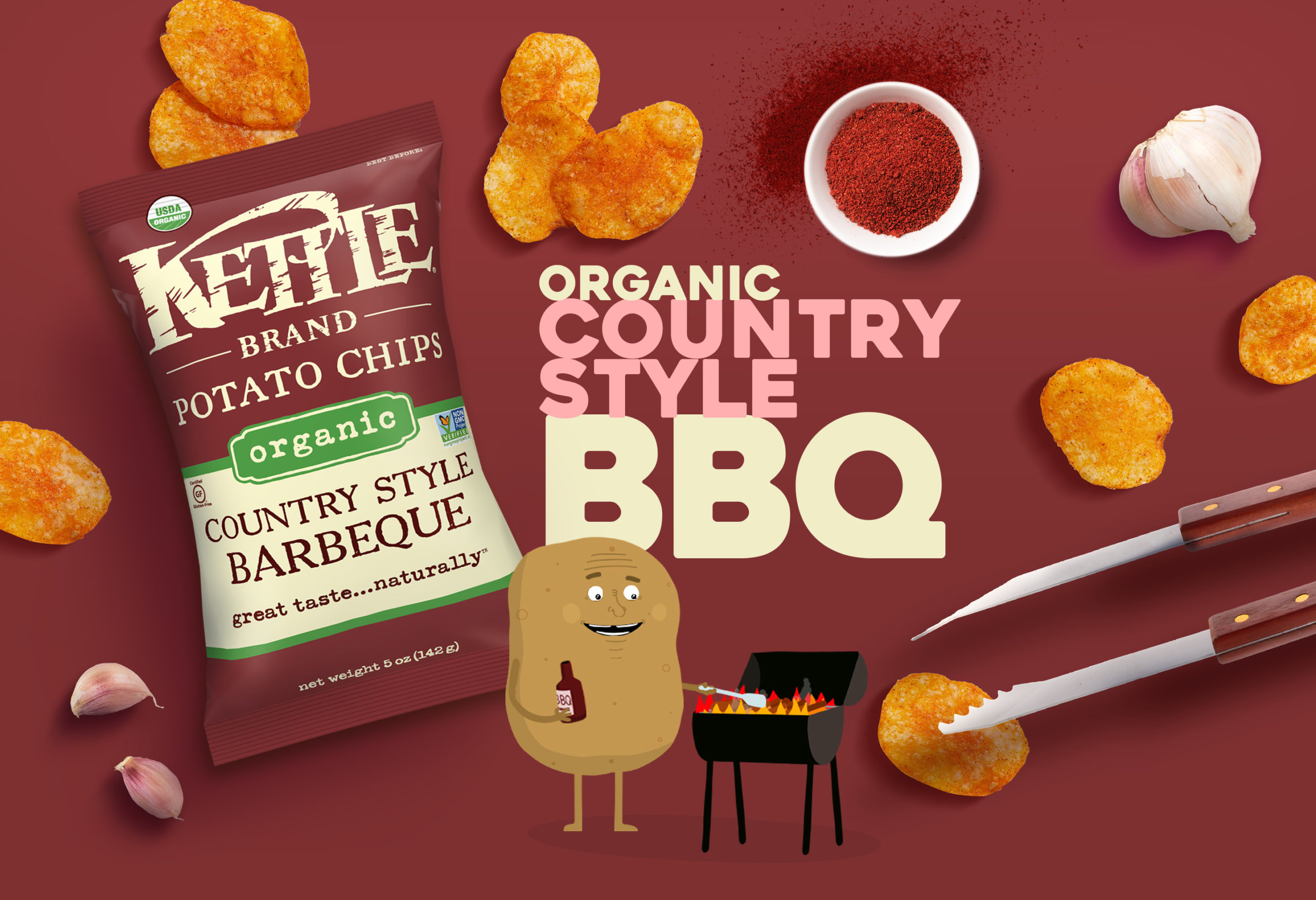 Image of Country Style Barbeque Kettle Chips