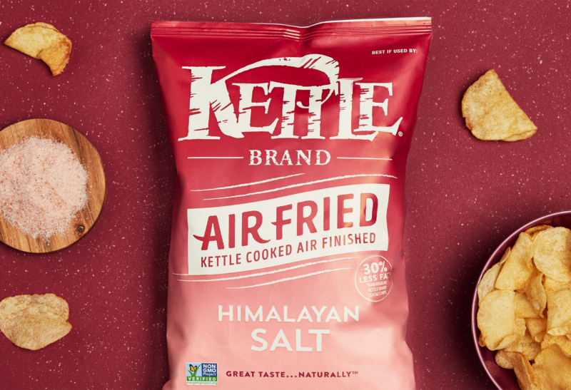 kettle cooked Air Fried Himalayan Salt Kettle Brand