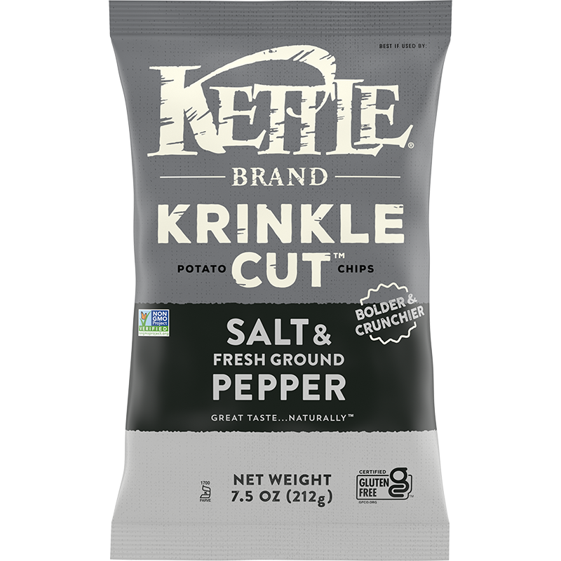 kettle cooked Air Fried Sea Salt and Vinegar Kettle Brand